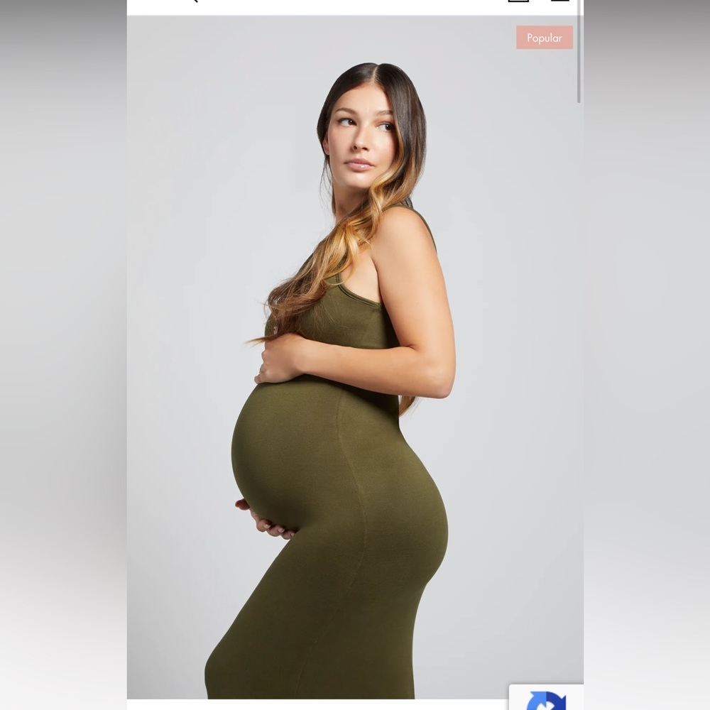 NWT BUMPSUIT The Maternity Dress in Olive size S